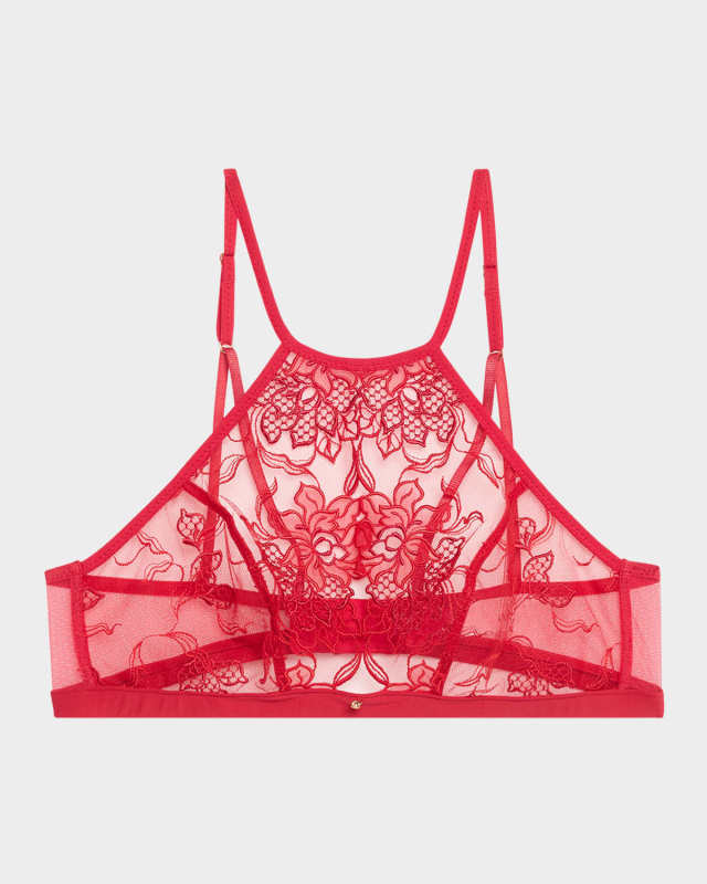 Adorable En Sexy Cutout Embroidered Halter B